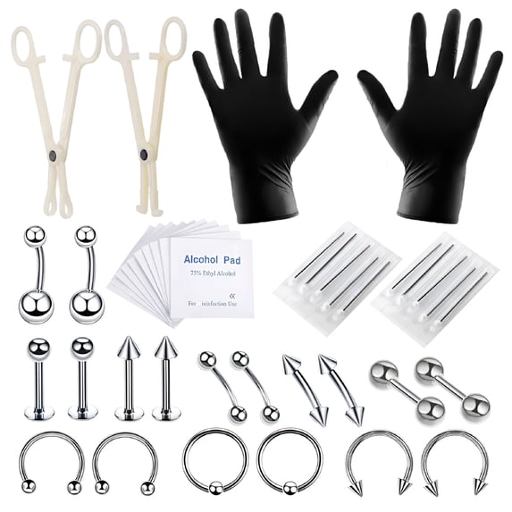 Preciser Kit LAMIRO Body Piercing Tool Kit Complete Professional Lightweight Precise ...