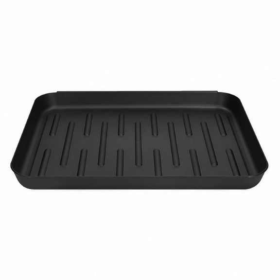 LAMIRO Boot Tray for Entryway Indoor,Heavy Duty Shoe Mat Tray 2 Packs,13.7"x10.6" Waterproof Shoe Tray with Raised Edge Outdoor Multi-Purpose Tray for Boots Shoes Garden Pets