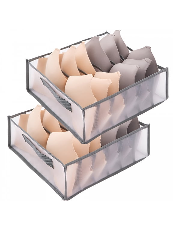 Bra Drawer Organizer,Underwear Wardrobe Organizer Divider,Underwear Storage Box,Closet Organizer and Storage Box