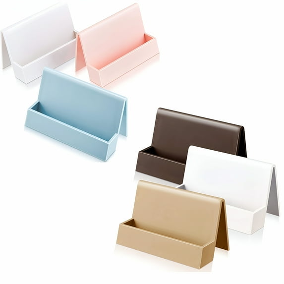 LAMIRO Business Card Holder Name Card Case Display Stand for Offices Desk Organizer