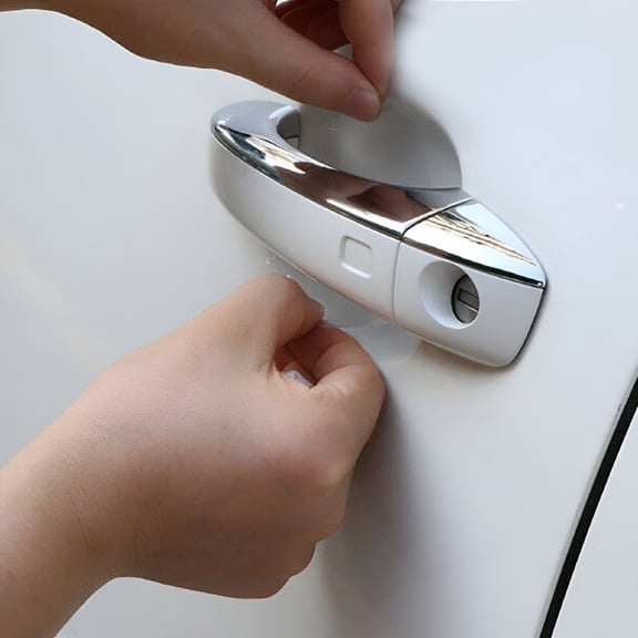 LAMIRO Car Door Handle Protector Automotive Decals & Stickers, 4 Pieces