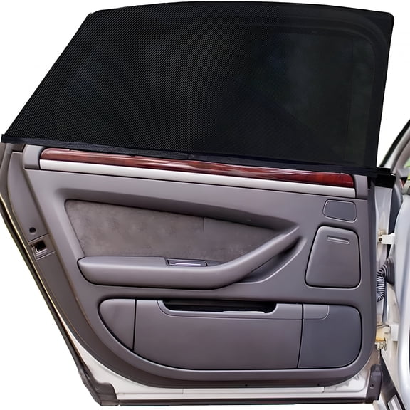 LAMIRO Car Window Screens for Camping Pack of 4 | 100% Protection from Bugs, UV and Car Mosquito Net for Camping | Breathable Mesh Baby Car Window Covers for Privacy Blackout