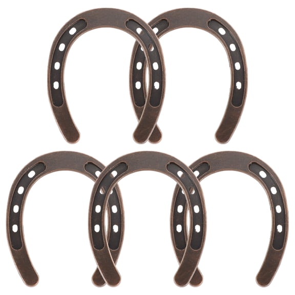 BESTSKY 5 Rustic Horseshoe Wedding Favors for Vintage Party 2.76x2.36x0.16in