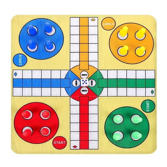 BESTSKY Chess Toys Ludo Board Games,Rubber Multicolor