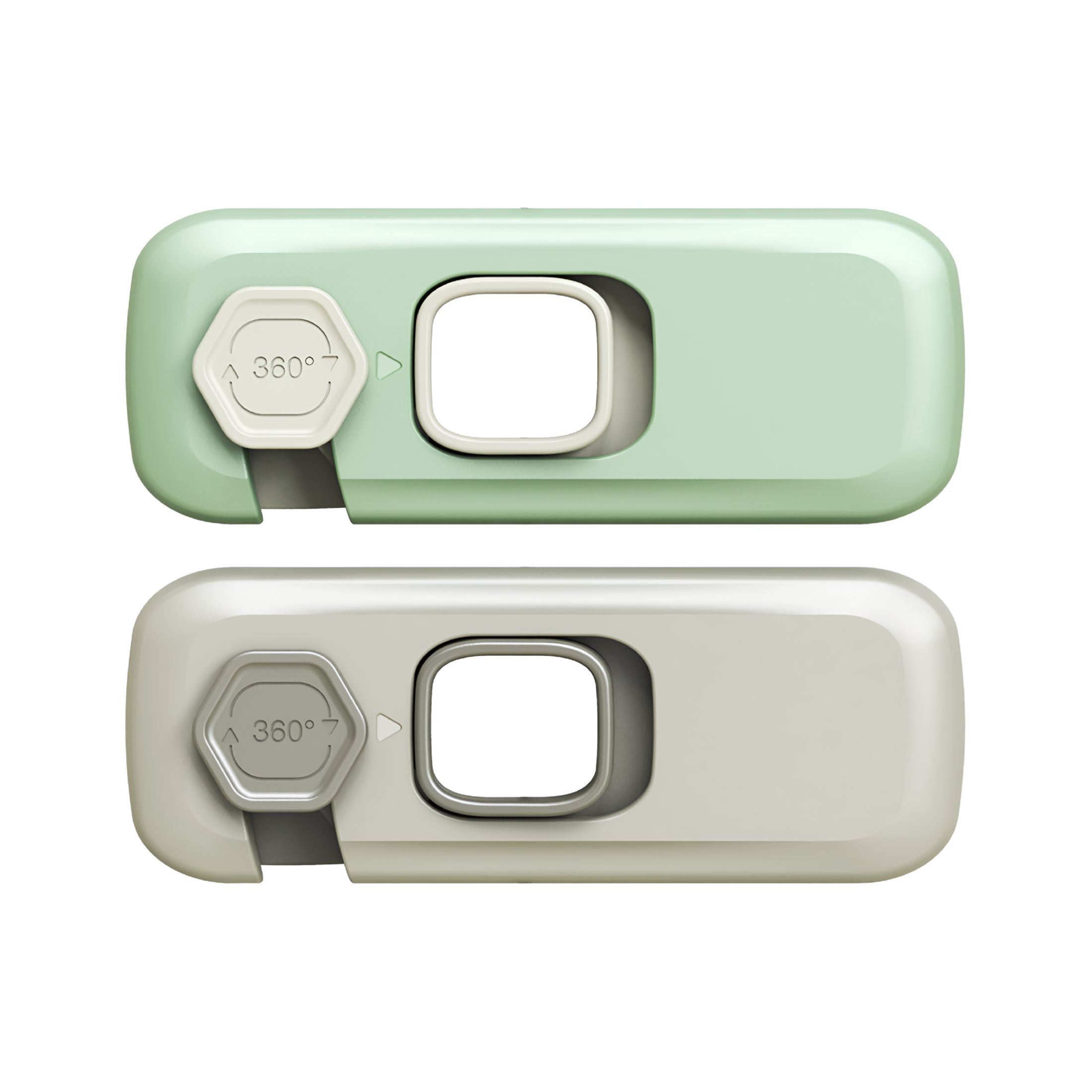 LAMIRO Child Proof Fridge Lock Self-Adhesive Baby Proofing Refrigerator ...