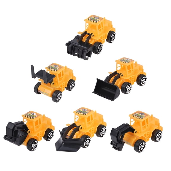 LAMIRO Construction Trucks Stocking Toddler Toys Cake Excavator Stuffer Digger Vehicles Mini Tiny Boys Baby Car Push Toddlers