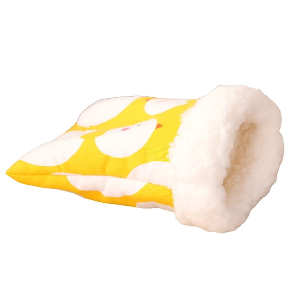 LAMIRO Cozy Hamster Sleeping Bag, Warm Cotton Pet Hideout Nest for Guinea Pig, Rat, Ferret, Squirrel, Small Animal Bedding Cushion
