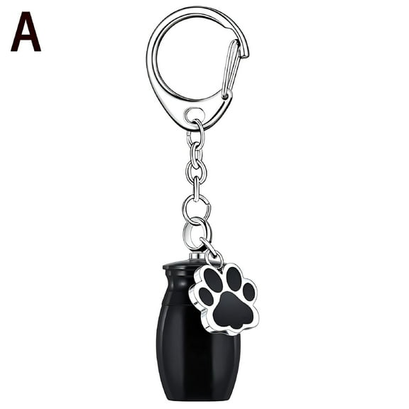 DESIGNICE Cremation Urn Keyring for Ashes Small Dog Cat Pet Memorial Keepsake Box Funeral