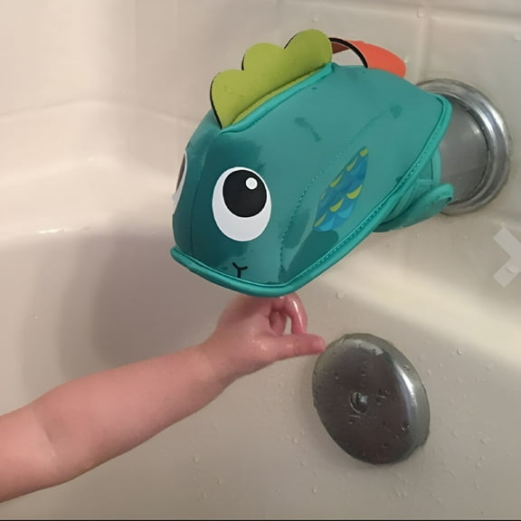 LAMIRO Cute Baby Bath Tub Protector Cover Cartoon Bathtub Faucet Cover Baby Tap Cover Protector Bath Tap Product Edge Corner Guards