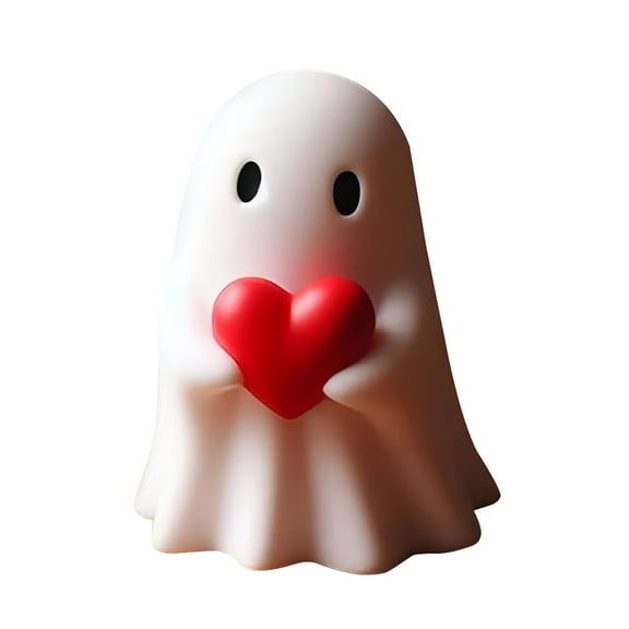 LAMIRO Cute Ghost Statue,Halloween Figurines,Ghosts Small Scary Ghost Figurines,Spooky Home Decorations,for Coffee Table Shelf Mantel Display Collections