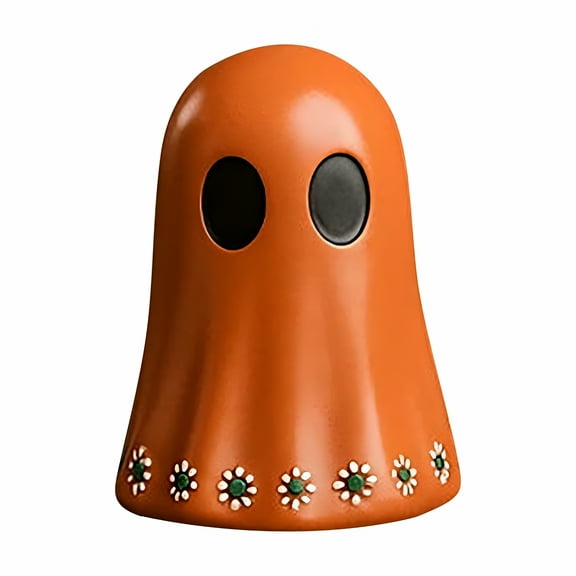 LAMIRO Day of The Dead Resin Mexican Ghost Figurines Dia De Los Muertos Ghost Statue Terracotta Halloween Ghost Figurine Cute Ghost Statue