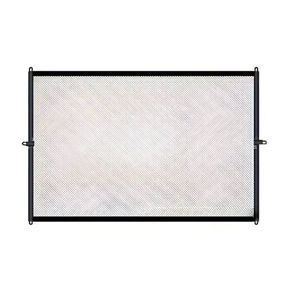 LAMIRO Dog Gate Pet Screen Mesh Gate Baby Puppy Indoor Safety Fence Guard with Hooks for House Stairs and Doorways,Baby Gates for Dogs (Black,110cm)