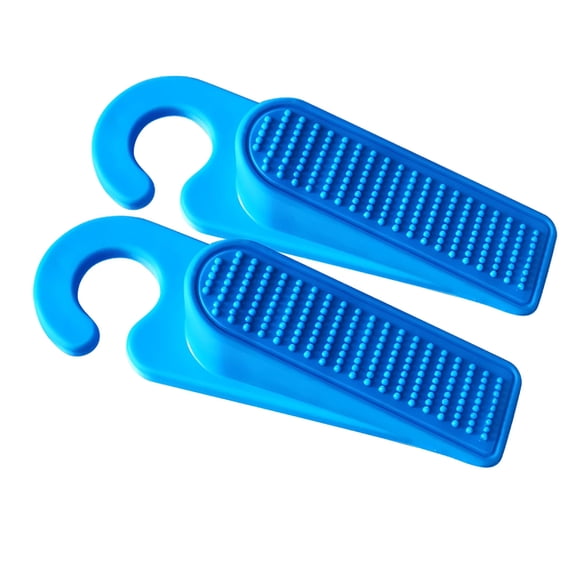 LAMIRO Door Stopper Heavy Duty Wedge Rubber Slip Door Stop With Holders