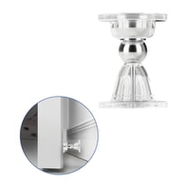 LAMIRO Door Stoppers for Bottom of Door,Silent Design Magnetic Door Stop,Self-Adhesive and Punch-Free Door Stoppers,clear