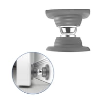 LAMIRO Door Stoppers for Bottom of Door,Wear-Resistant and Anti-Collision Magnetic Door Stopper,Strong Magnetic Fixation Cute Door Stopper,gray