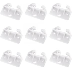 LAMIRO Drawer Guides Guide Track Plastic Dresser Rail Roller Rear Glides Slide Center Cabinet Replacement