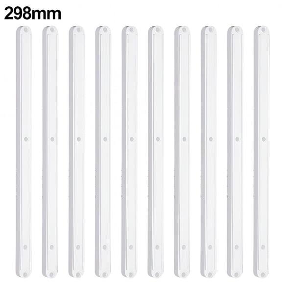 LAMIRO Drawer Slides Bottom Mount Classic Center Guide Track Glides Traditional Drawer Rails for Dresser Replacement 10Pcs