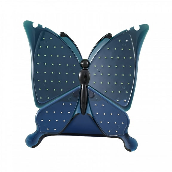 LAMIRO Earring Holder Stand Hanging Organizer Table Top Butterflies Ear Stud Holder Plastic Jewelry Rack for Women Girls Kids (96 Holes)