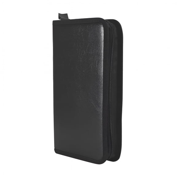LAMIRO Faux PU Leather 80 Disc CD DVD Holder Storage Cover Case Organizer Wallet Bag Album Bag
