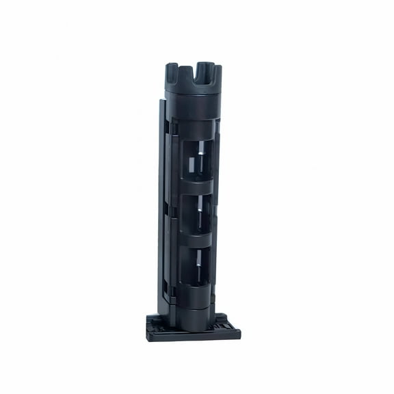 LAMIRO Fishing Pole Display Rack - Barrel Holder & Stand for Tackle Box Rods