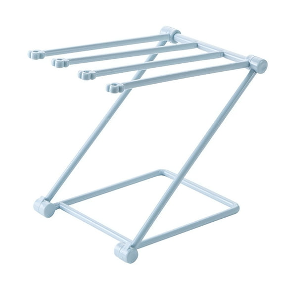 LAMIRO Foldable Clothes Drying Rack,Collapsible Racks for Hanging Laundry,Wash Cloths,or Towels High Quality PP Baby Bottles Drying Rack for Kitchen