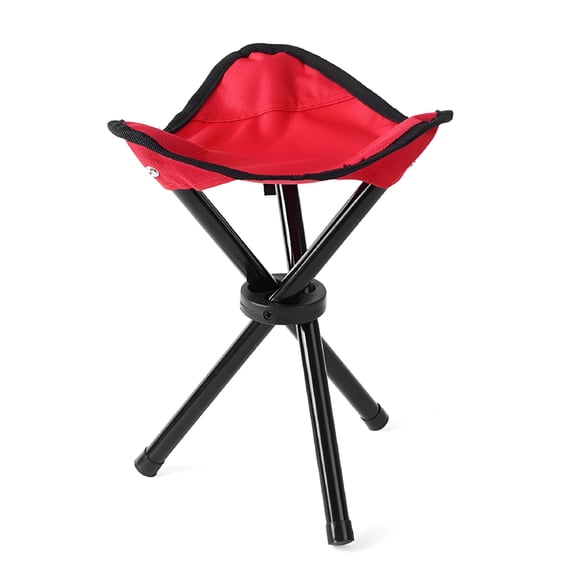 LAMIRO Folding Stool Portable Beach Tripod Seat Chair Outdoor Camping Picnic Slacker
