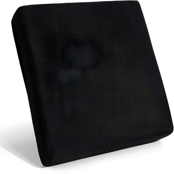 LAMIRO Gel Seat Cushion for Long Sitting,Ultra Thick Seat Cushions for Office Chairs,Stadium Seat Cushion,Breathable Gel Pressure Relief Cushion with Washable Non-Slip Cover