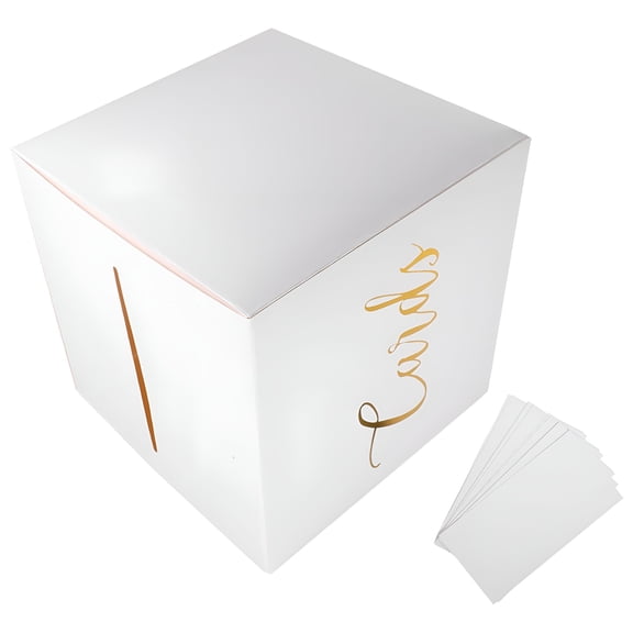 LAMIRO Gift Boxes Wedding Gift Cards Case Wedding Card Case Wedding Card Box Wedding Souvenir Box White Paper