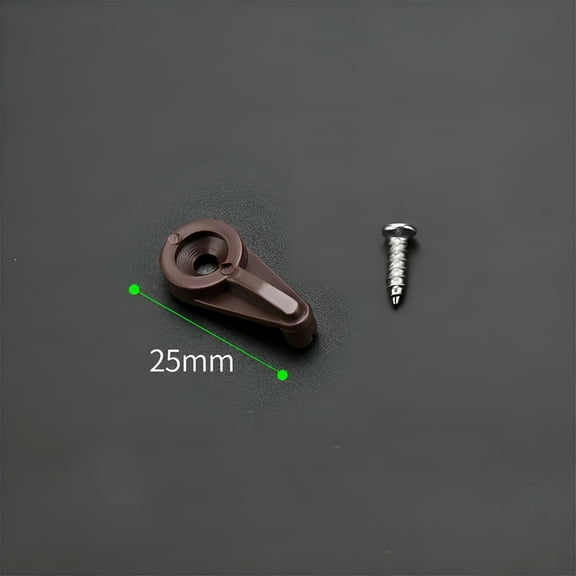 LAMIRO Glass Door Retainer Clips Plastic Glass Panel Retainer Clips Mirror Clips with Screws for Cabinet Door