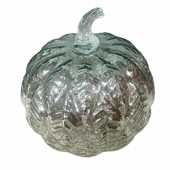 LAMIRO Glass Pumpkin, Pumpkin Light,Ideal for Halloween Fall Decoration, Thanksgiving Rustic Decor, Xmas Decor