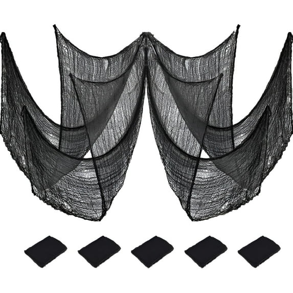 LAMIRO Halloween Black Spooky Scary Creepy Cloth Decor Creepy Cloth Halloween Decorations For Party Indoor Outdoor