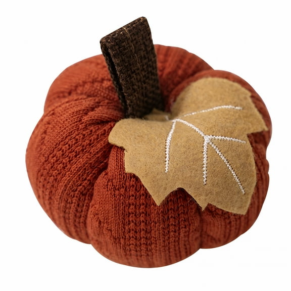 LAMIRO Halloween Knitted Pumpkin Decorations Mini Artistic Pumpkins for Home Decor Diy, Table, Fall, Thanksgiving Decor