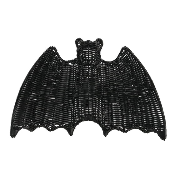 LAMIRO Halloween Rattan Bat Decorations Black Woven Bats for Hanging in The Tree,Porch,Yard,Lawn,Indoor,Outdoor,Rustic Modern Farmhouse Decor