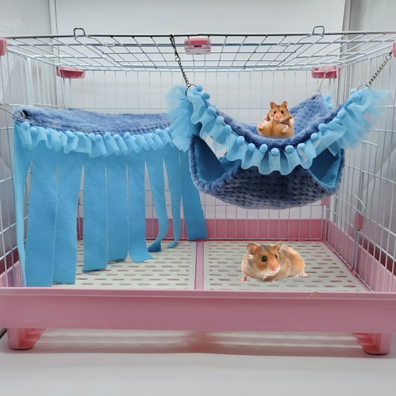 LAMIRO Hamster Hammock Guinea Pig Hammock Ferret Cage Accessories Rat Hammock Rat Bedding Hamster Bedding Ferret Bedding Small Animal Bedding