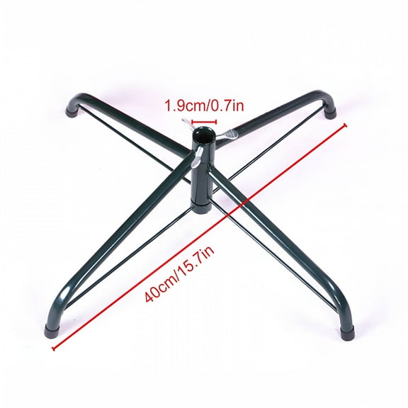 LAMIRO Heavy-Duty All-Metal Christmas Tree Stand for Artificial Trees with Foldable Legs and Secure Screw Fastening