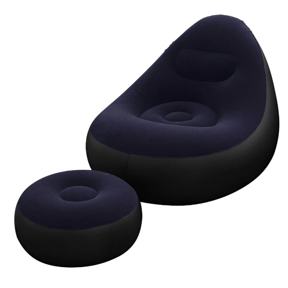 LAMIRO Inflatable Lounge Chair Portable Inflatable Couch for Camping Lazy Couch Cozy Sleeping Camping Sofa Bed