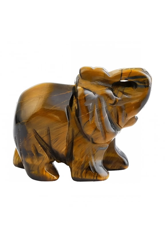 Jade Elephant Figurines Good Luck Ornament Decor Knick Knacks