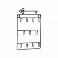 thumbnail image 1 of LAMIRO Key Holder For Wall Decorative Wall Mounted Key Hangers For Wall With Mail Key Rack Wooden Mail Organizer With Shelf, 1 of 3