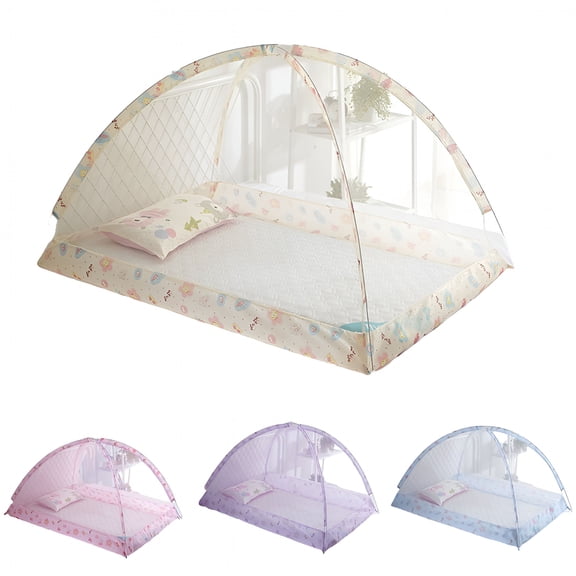 LAMIRO Kids Mosquito Net, Portable Tent Travel Mosquito Net Free-Standing for Bedroom
