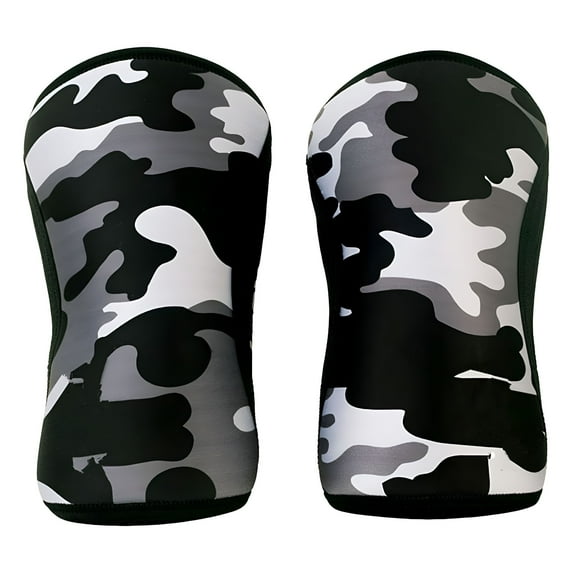 LAMIRO Knee Sleeves, 7mm Neoprene Compression Knee, Great Support for Cross Training, Weightlifting, Powerlifting, Squats, Basketball