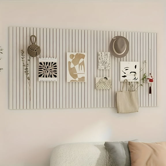 LAMIRO Large Bohemian Felt Wall Tiles-Round Cork Bulletin Boards Corkboards for Wall for Home and Office Decoration Living Room Decoration