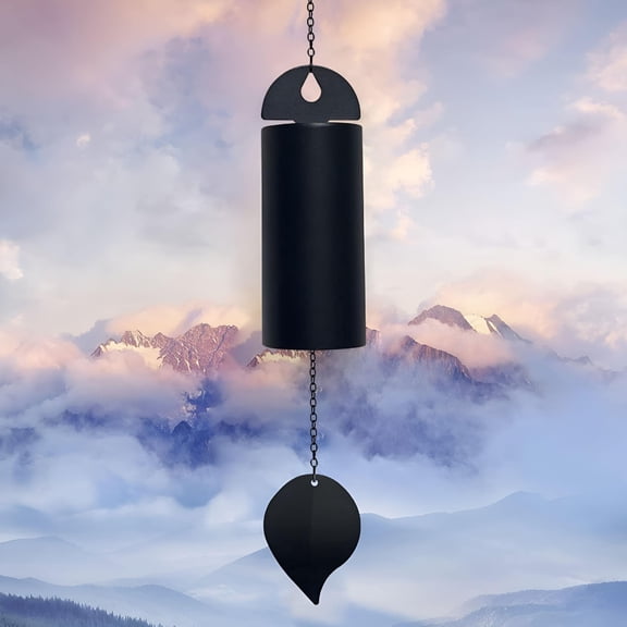 LAMIRO Large Metal Cylinder Wind Chimes Outdoor Windbell Deep Tone 30 Inch Garden Wind Chimes for Patio and Terrace Musical Windchime Outdoor and Home Decoration