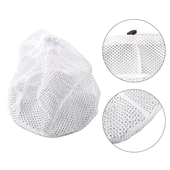 LAMIRO Laundry Mesh Bags,Drawstring Net Laundry Bag for Washing Machine Mesh Wash Bags Heavy Duty Dirty Clothes Washing Machine Bag Travel Washing Bag