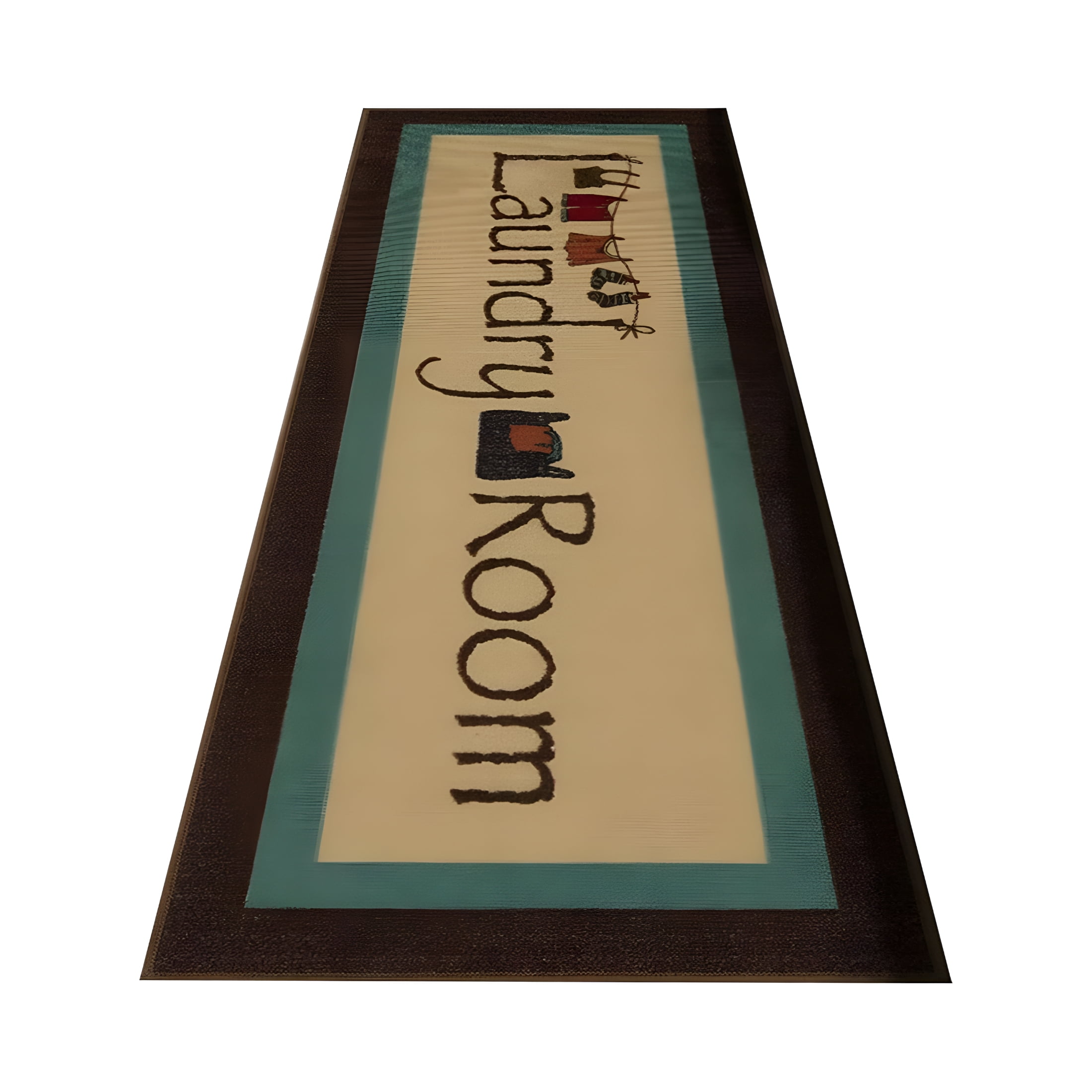LAMIRO Laundry Room Floor Water Absorbent Laundry Room Floor Mat Non ...