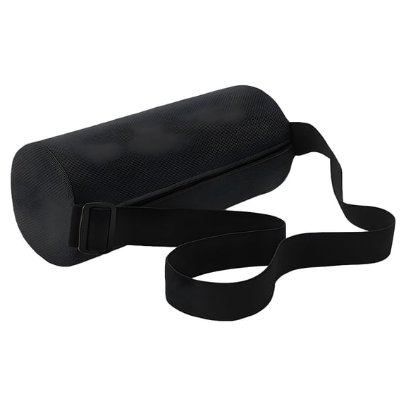 LAMIRO Lumbar Roll Pillow For Lower Back Support Memory Back Support Cushion With Elastic Strap Washable Cover Ergonomic Neck Roll Pillow For Chair Car Travel 11 Inch