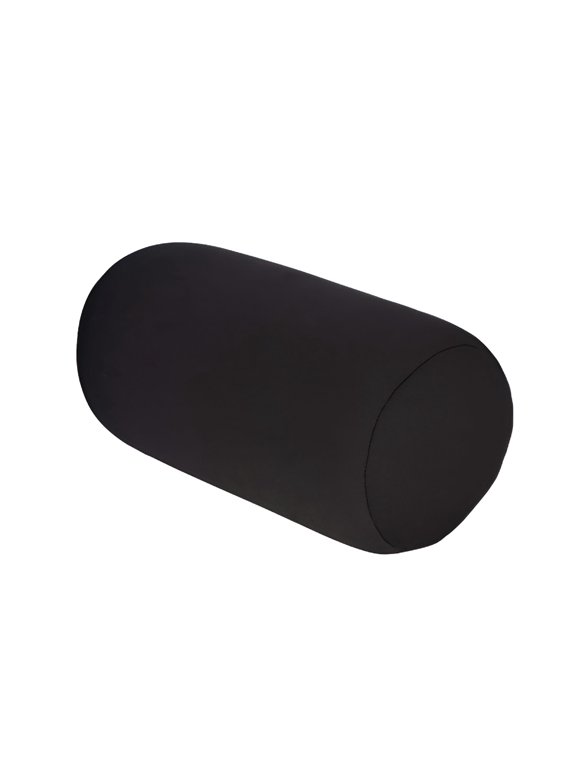 Microbead Back Cushion Roll Throw Pillow Comfy Bean Bag Pillow Travel Home Sleep Neck Support Comfortable for Travel Airplane Car Sofa Bed