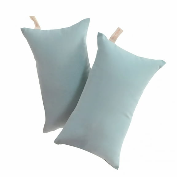 LAMIRO Microfiber Soft Tiny Pillows, Mini Pillows for Travel, Pets, Soft Machine Washable Small Pillows for Neck, Wrist, Lumbar and Knee, Travel Pillows 11" X 7"