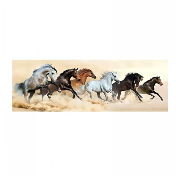 LAMIRO Modern Canvas Painting Six Running Horses Poster Prints Art Wall Picture Art Home Decor Unframed