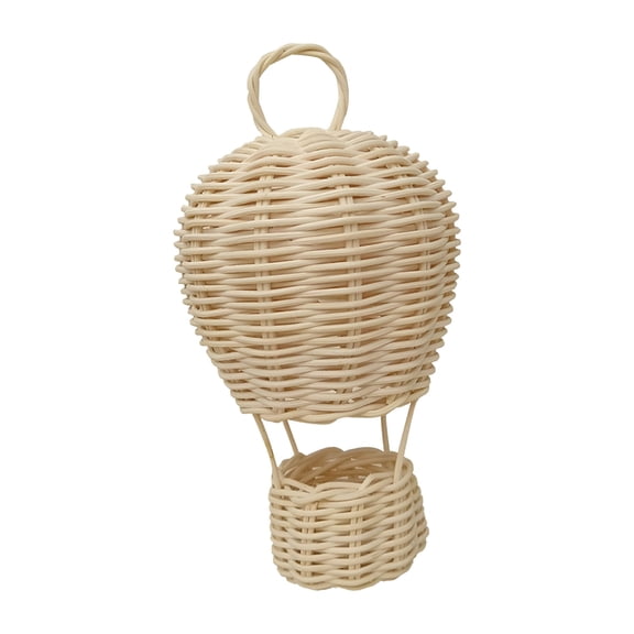 LAMIRO Modern Rattan Hot Air Balloon Decoration,Birthday Gift,Photography,Durable Crafts for Living Room,Home,Office,Wedding,Decoration