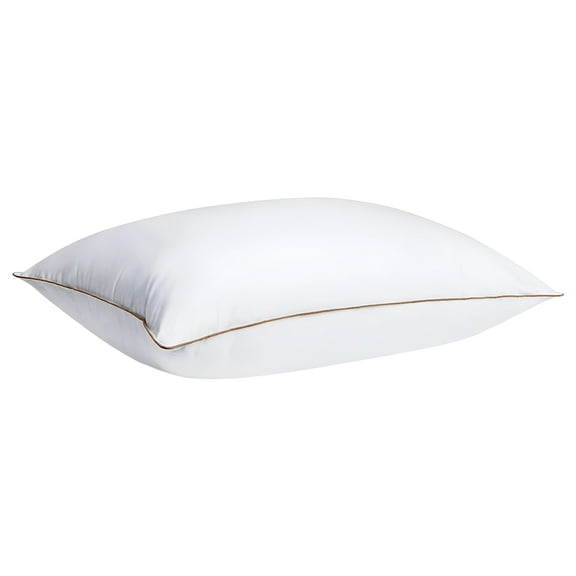 LAMIRO Natural Comfort Medium Feather Bed Pillows (2 Count)